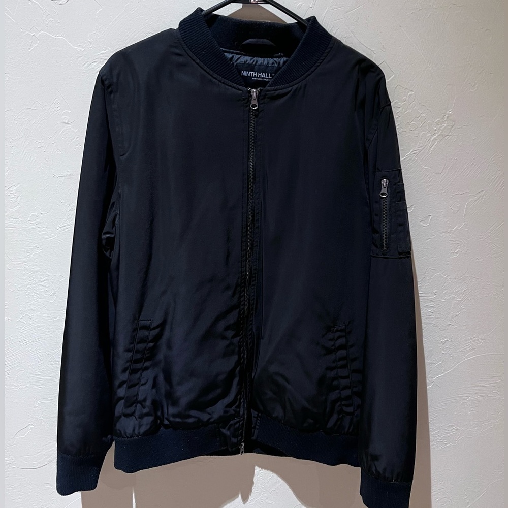 Ninth Hall Black Bomber Jacket